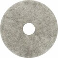 Genuine Joe Floor Pad - 17in Diameter - Natural Blend, 5PK GJO18397